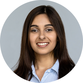 Woman smiling at camera