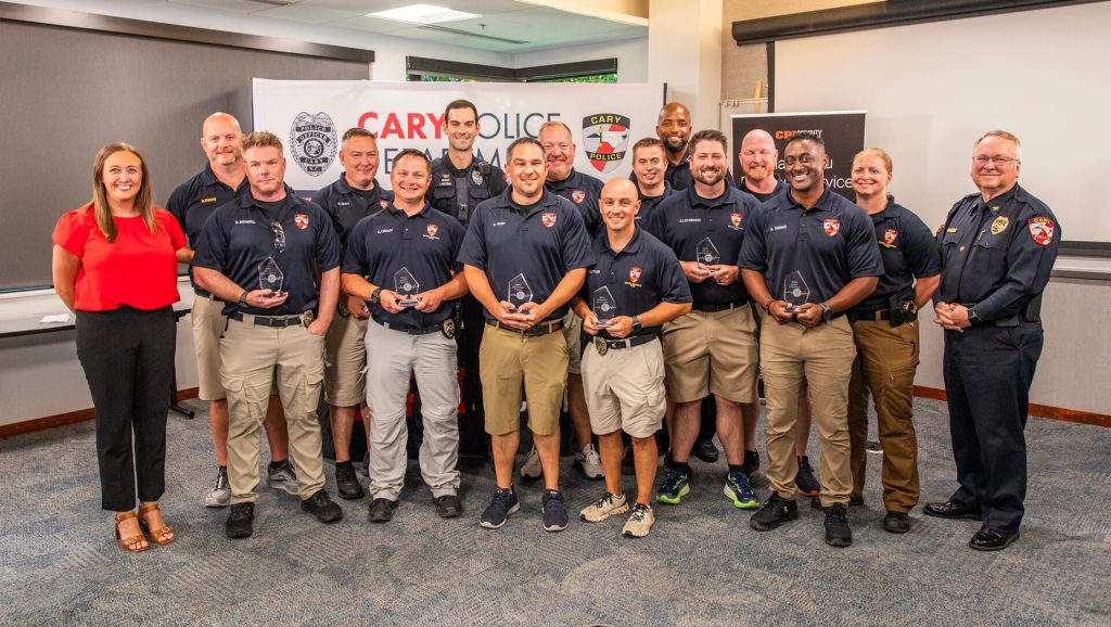CPI Security awards Cary Police Department with Community Impact Award