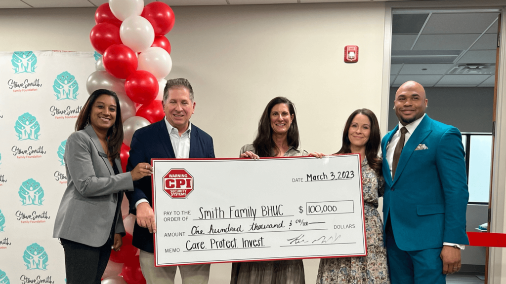 CPI Security donates $100,000 to Smith Family Behavioral Health Urgent Care