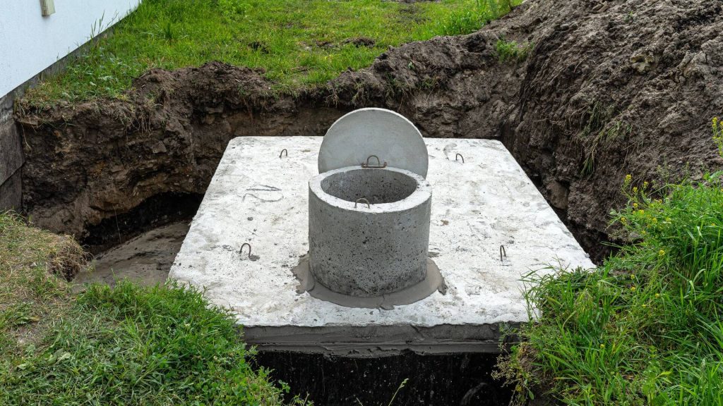 Septic Tank in ground