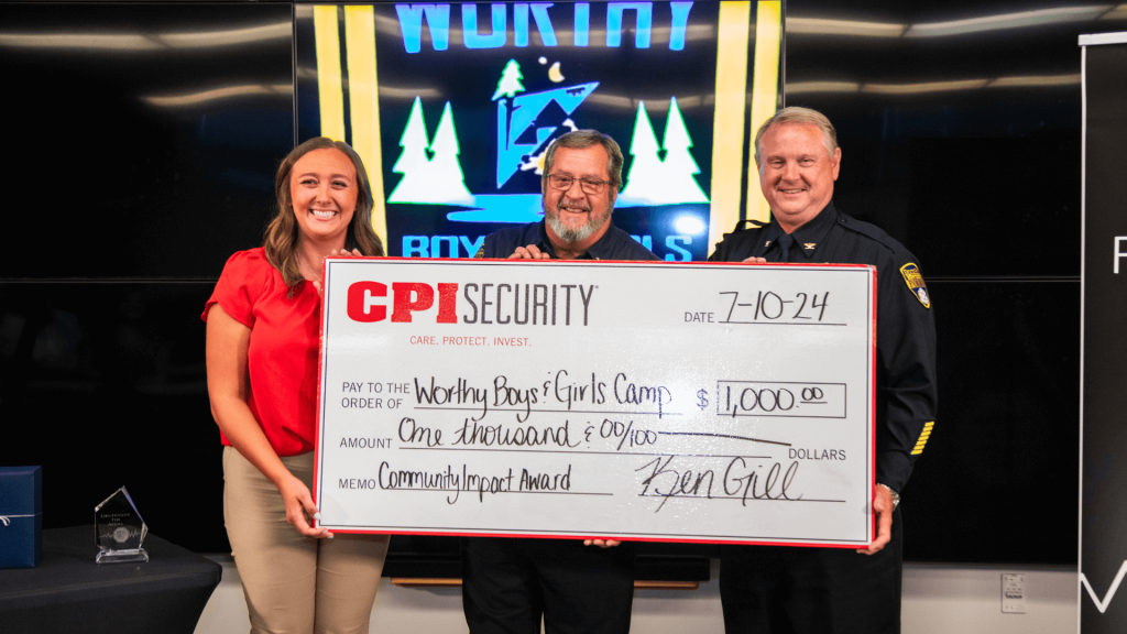 CPI Security donating money to Rock Hill Police Department