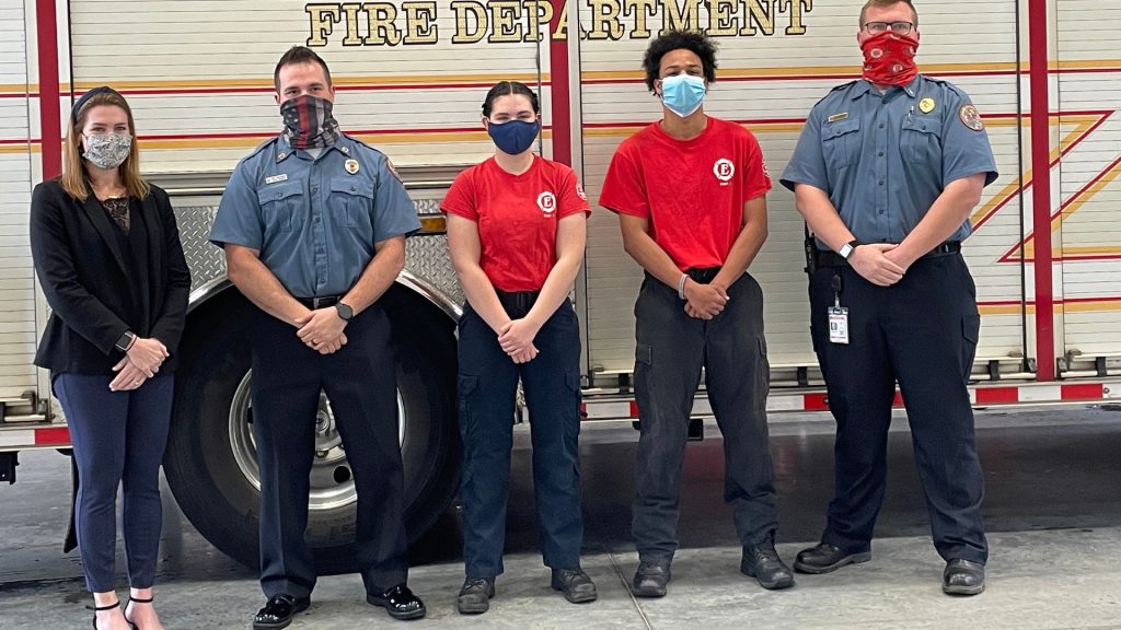 CPI Security supports Greenville City Fire Explorer Program