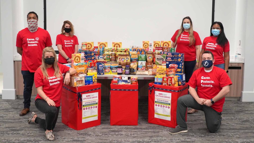 CPI Security supports food drive for underserved students