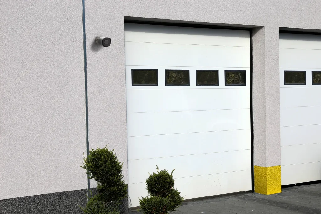 CPI Security Outdoor Camera mounted on exterior of Business