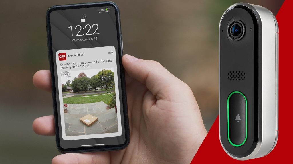 Package Detection notification on smart home from video doorbell