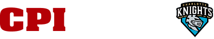 Cpi Security logo and Charlotte Knights logo