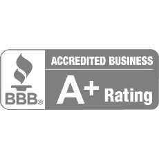 Better Business Bureau accredited business with A plus rating