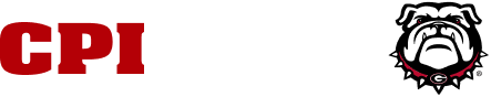 CPI Security Logo and Georgia Bulldogs logo