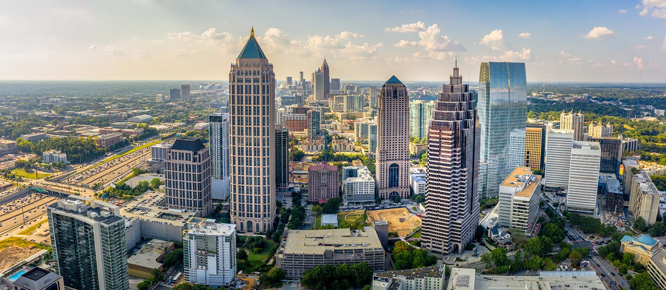 The skyline of Atlanta, Georgia