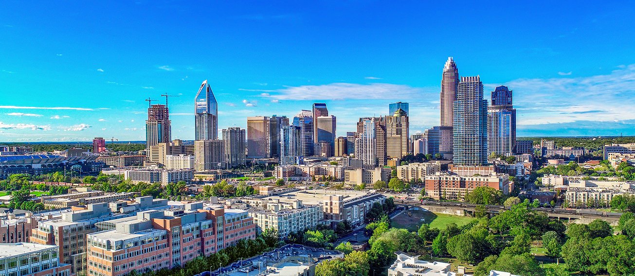 City skyline of Charlotte, North Carolina