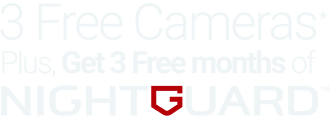 CPI Security’s sale with three free cameras and three months of Night Guard
