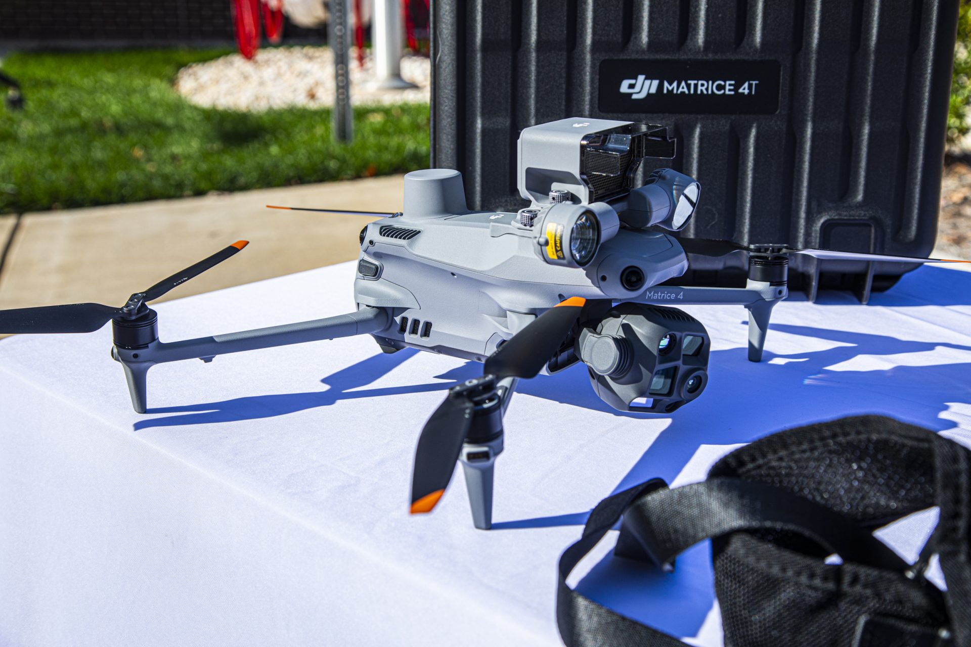 Drone sitting on table