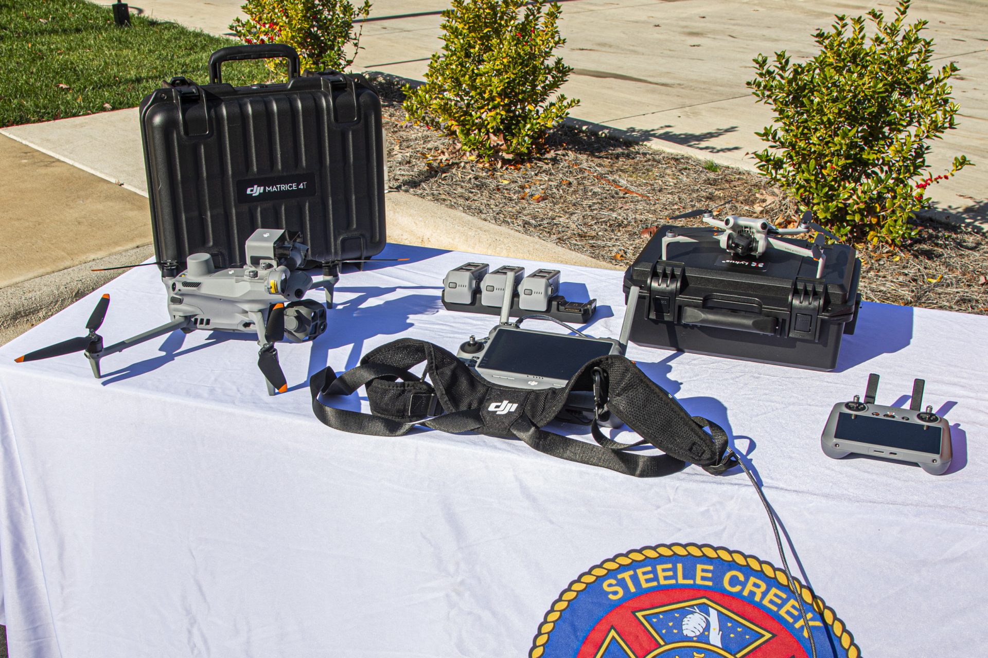 Drone sitting on table