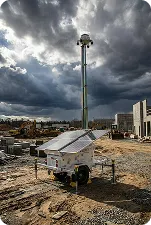 Mike_noland_Place_this_security_trailer_in_construction_zone._Strong_dramatic_a8589705-425a-41e4-a39d-613b250f1646 1 Mobile Surveillance unit on construction site