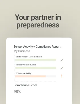 Sensor activity chart